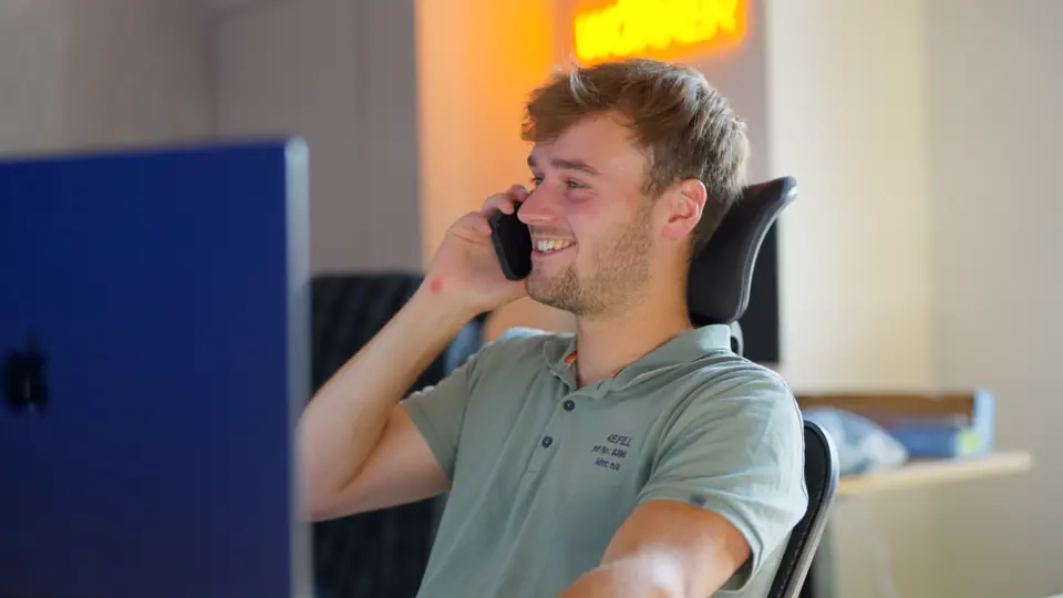 Het team van Wolf aan het werk